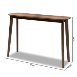 Wendy Wood Console Table Walnut - Baxton Studio 10 Wendy Wood Console Table Walnut - Baxton Studio -Console Tables Sales unnamed file 689