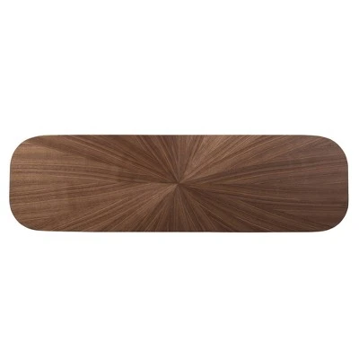 Wendy Wood Console Table Walnut - Baxton Studio 6 Wendy Wood Console Table Walnut - Baxton Studio - Image 4