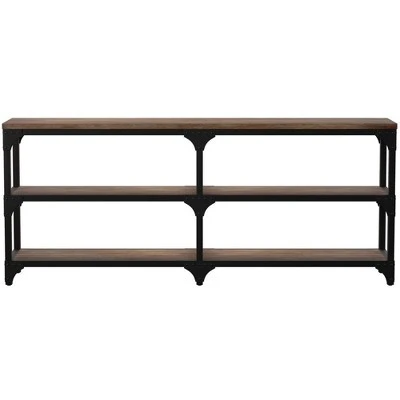 Console Table Weathered Oak - Acme Furniture 3 Console Table Weathered Oak - Acme Furniture