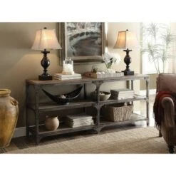 Console Table Weathered Oak - Acme Furniture 9 Console Table Weathered Oak - Acme Furniture -Console Tables Sales unnamed file 704