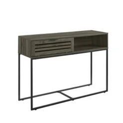 Visconti Boho Slat Door Entry Table - Saracina Home Dark Walnut 29 Visconti Boho Slat Door Entry Table - Saracina Home Dark Walnut -Console Tables Sales unnamed file 763
