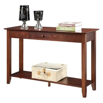 American Heritage Console Table with Drawer - Breighton Home Driftwood 3 American Heritage Console Table with Drawer - Breighton Home Driftwood