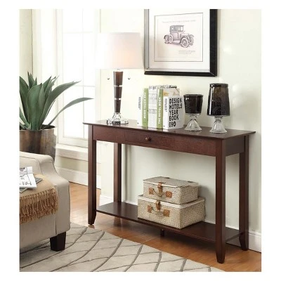 American Heritage Console Table with Drawer - Breighton Home Driftwood 4 American Heritage Console Table with Drawer - Breighton Home Driftwood - Image 2