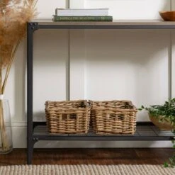 Benny Urban Industrial Angle Iron Entryway Table - Saracina Home Dark Walnut 21 Benny Urban Industrial Angle Iron Entryway Table - Saracina Home Dark Walnut -Console Tables Sales unnamed file 780