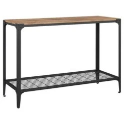 Benny Urban Industrial Angle Iron Entryway Table - Saracina Home Dark Walnut 23 Benny Urban Industrial Angle Iron Entryway Table - Saracina Home Dark Walnut -Console Tables Sales unnamed file 782