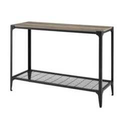 Benny Urban Industrial Angle Iron Entryway Table - Saracina Home Dark Walnut 25 Benny Urban Industrial Angle Iron Entryway Table - Saracina Home Dark Walnut -Console Tables Sales unnamed file 784