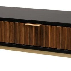 Uriel Two-Tone Wood and Metal 1 Drawer Console Table Natural Brown/Black/Gold - Baxton Studio 13 Uriel Two-Tone Wood and Metal 1 Drawer Console Table Natural Brown/Black/Gold - Baxton Studio -Console Tables Sales unnamed file 815