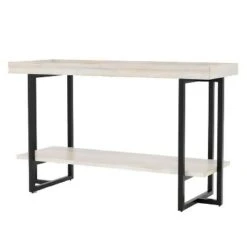 Grislare Rectangular Sofa Table - HOMES: Inside + Out Antique White/black -Console Tables Sales unnamed file 828