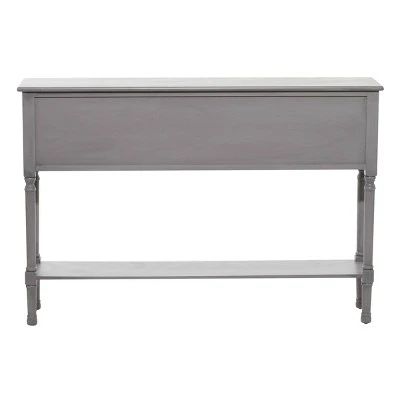 Olivia & May Traditional Wood Console Table Gray - Olivia & May 5 Olivia & May Traditional Wood Console Table Gray - Olivia & May - Image 3