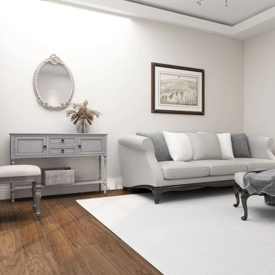 Olivia & May Traditional Wood Console Table Gray - Olivia & May 14 Olivia & May Traditional Wood Console Table Gray - Olivia & May - Image 12