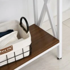 HOMCOM Industrial Style Entryway Console Table Desk with Shelf Living Room Bedroom 17 HOMCOM Industrial Style Entryway Console Table Desk with Shelf Living Room Bedroom -Console Tables Sales unnamed file 877