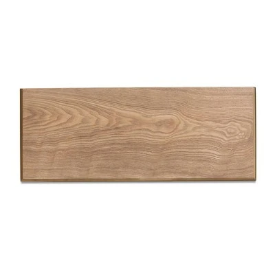 2 Drawer Clarice Natural Finished Wood and Metal Console Table Brown/Gold - Baxton Studio 6 2 Drawer Clarice Natural Finished Wood and Metal Console Table Brown/Gold - Baxton Studio - Image 4