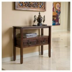 Grant Accent Table - Christopher Knight Home Mahogany -Console Tables Sales unnamed file 891