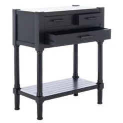 Filbert 3 Drawers Console Table - Safavieh Black 19 Filbert 3 Drawers Console Table - Safavieh Black -Console Tables Sales unnamed file 906