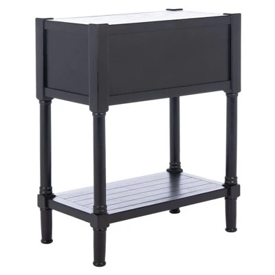 Filbert 3 Drawers Console Table - Safavieh Black 8 Filbert 3 Drawers Console Table - Safavieh Black - Image 6