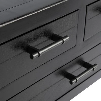 Filbert 3 Drawers Console Table - Safavieh Black 11 Filbert 3 Drawers Console Table - Safavieh Black - Image 9