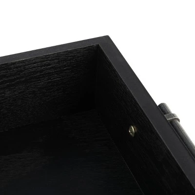 Filbert 3 Drawers Console Table - Safavieh Black 12 Filbert 3 Drawers Console Table - Safavieh Black - Image 10