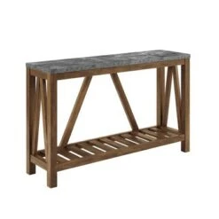 Taylen A Frame Farmhouse Entryway Console Table - Saracina Home Dark Walnut/white Oak 21 Taylen A Frame Farmhouse Entryway Console Table - Saracina Home Dark Walnut/white Oak -Console Tables Sales unnamed file 95