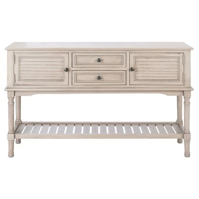 Tate 2 Drawers and 2 Doors Console Table - Safavieh Greige 17 Tate 2 Drawers and 2 Doors Console Table - Safavieh Greige - Image 15